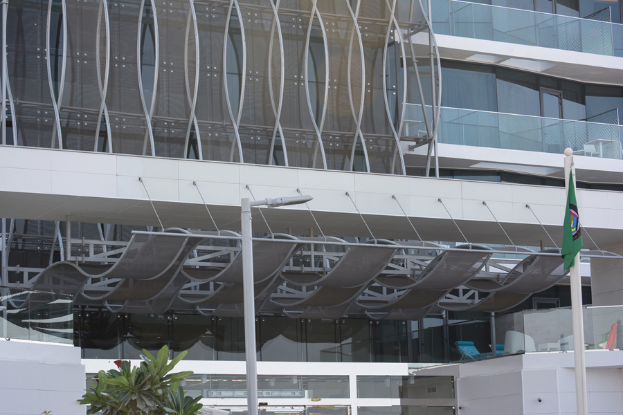 facade of the Retreat Palm Dubai MGallery by Sofitel